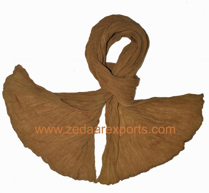 7830 cotton crinkle scarf